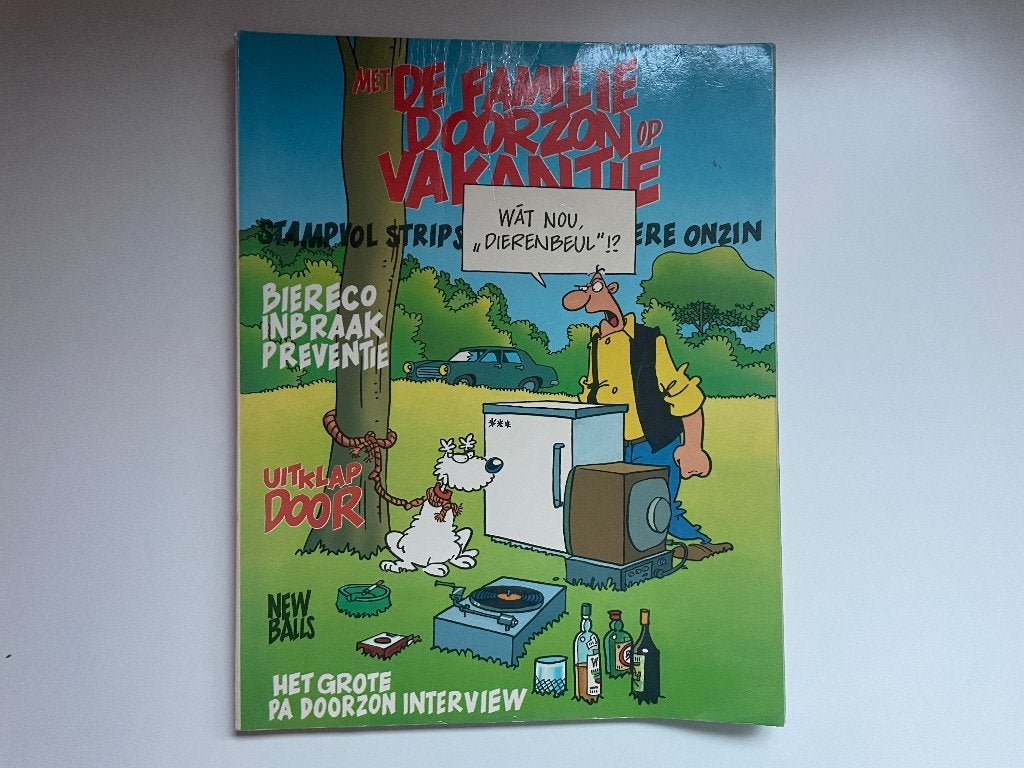D192 Met de familie Doorzon op vakantie 1990, Eén stripboek, Ophalen of Verzenden, Gelezen
