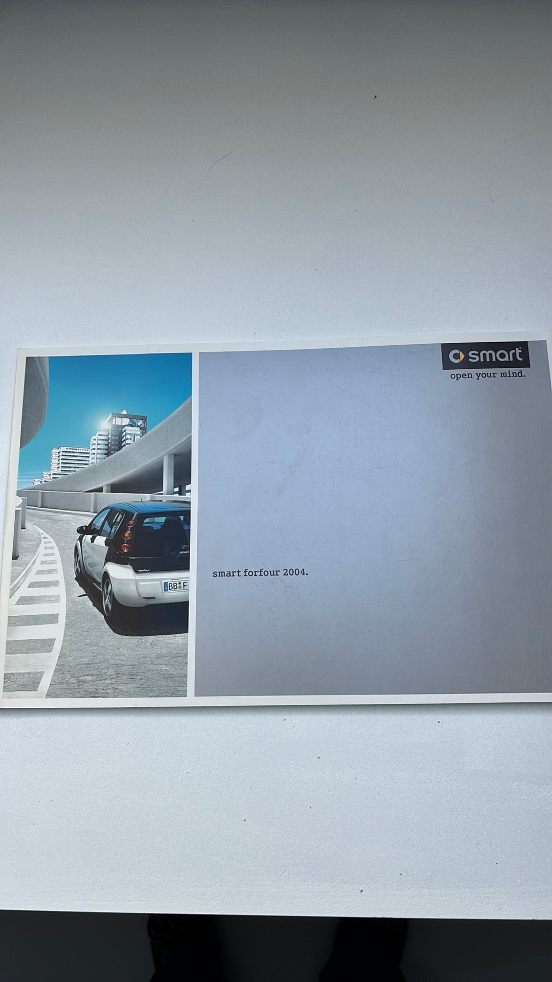 Brochure smart forfour 2004, Verzenden