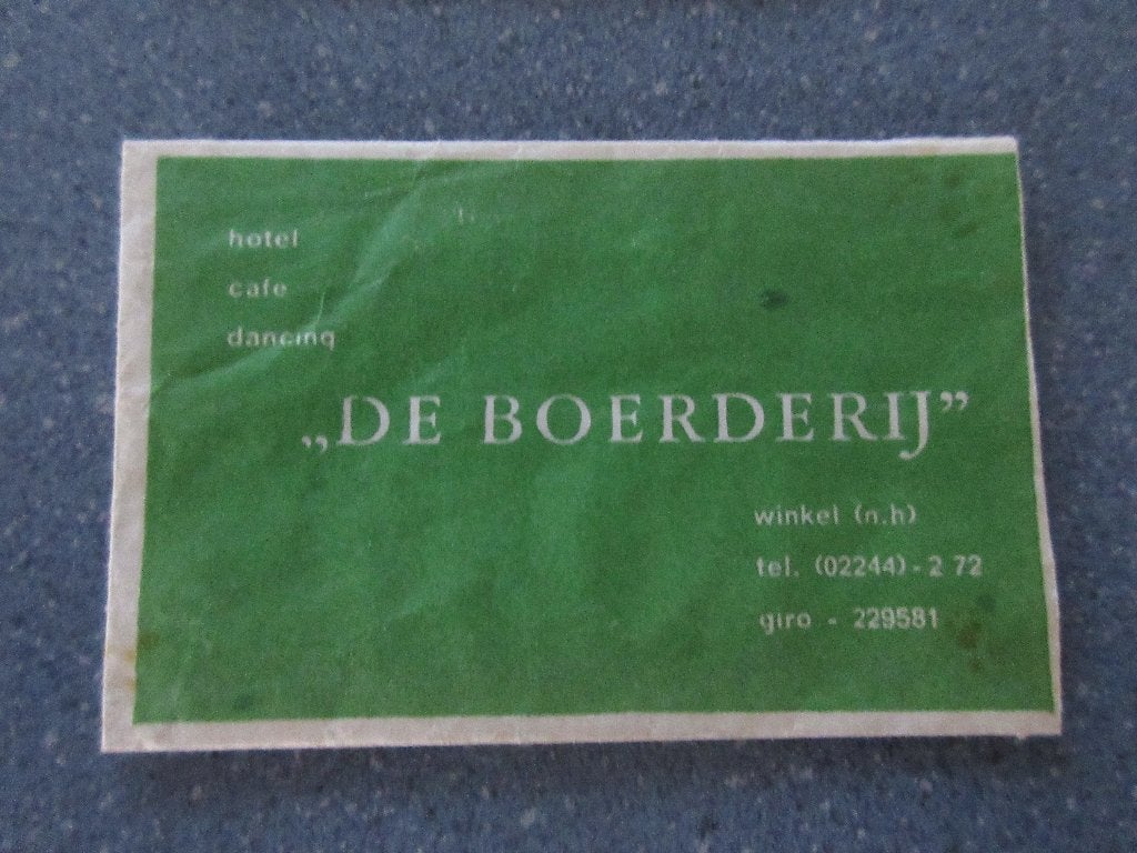 Winkel, hotel-café-dancing De Boerderij, Verzenden, Nederland