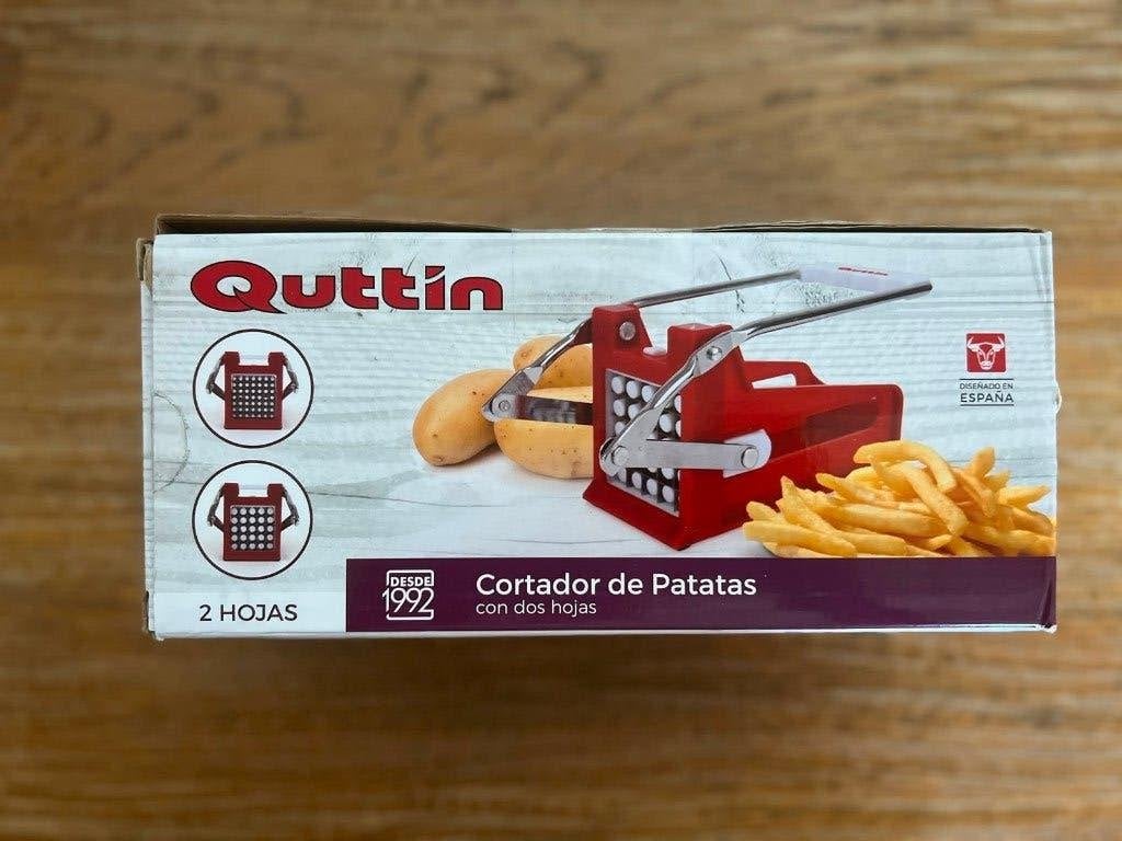 Quttin Aardappelsnijder/ patat - Nieuw in doos, Nieuw, Ophalen of Verzenden, Metaal, Snijmachine
