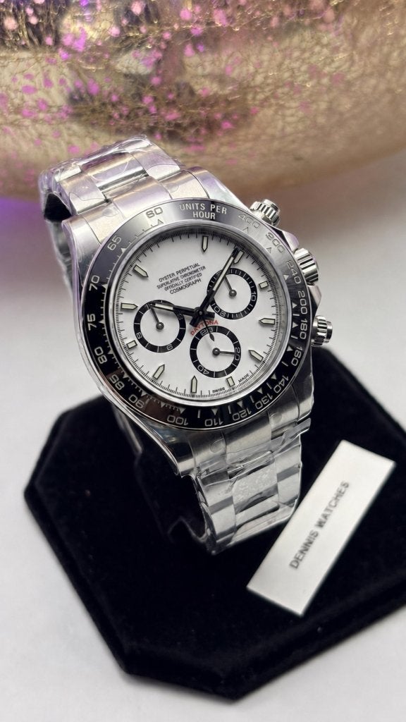 Clean Daytona Panda 126500LN 4131 2026, Niet ingevuld, Wit, Niet ingevuld, Waterdicht