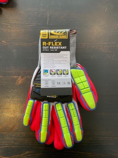 RINGERS R065 Werkhandschoenen Maat L/10 (8 stuks), Info@oosterbaan.nl, Ophalen of Verzenden, Riverside Business Park - Blok J Blvrd International 55 B-1070 Brussel, België