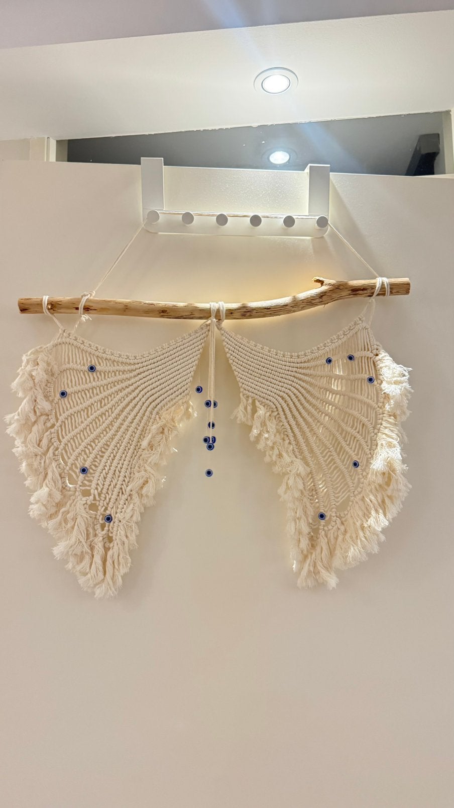 Macrame handgemaakt vleugels, Huis en Inrichting, Woonaccessoires | Wanddecoraties, Ophalen of Verzenden, Nieuw, Decoratieobject