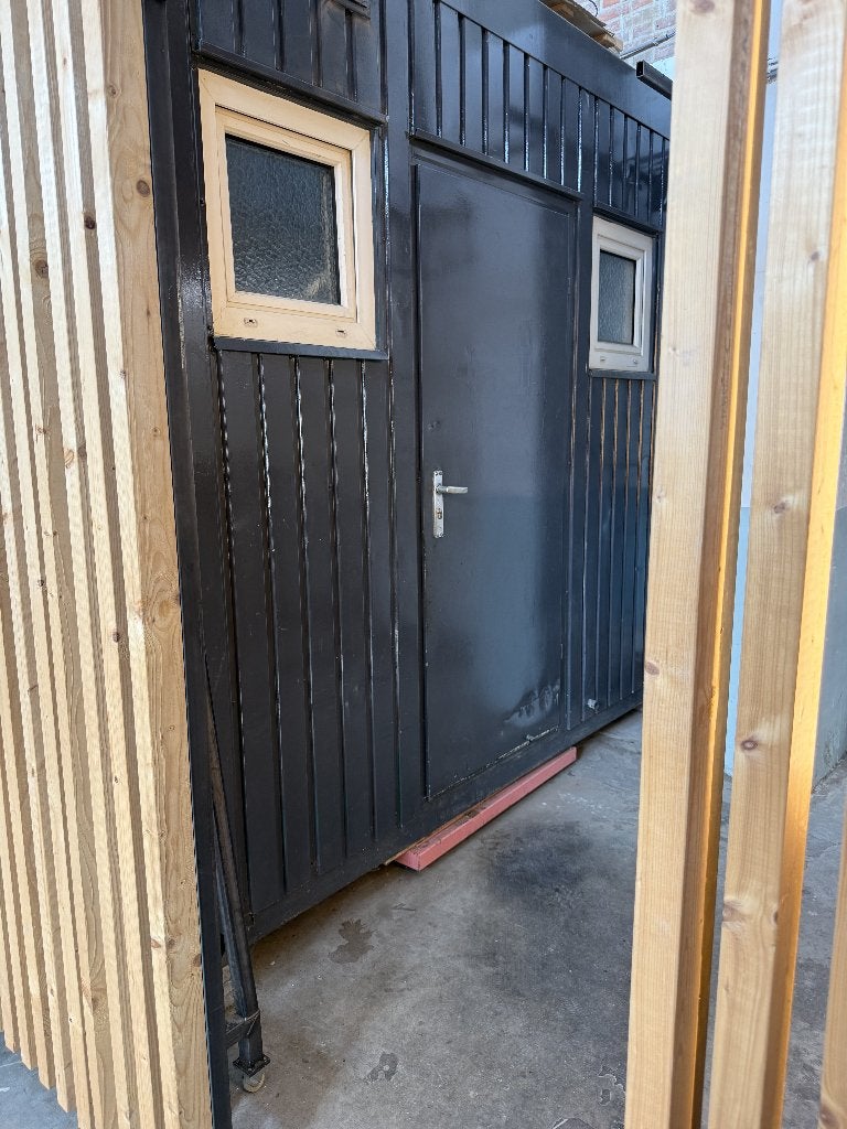 container kantoor 6x3m, Ophalen