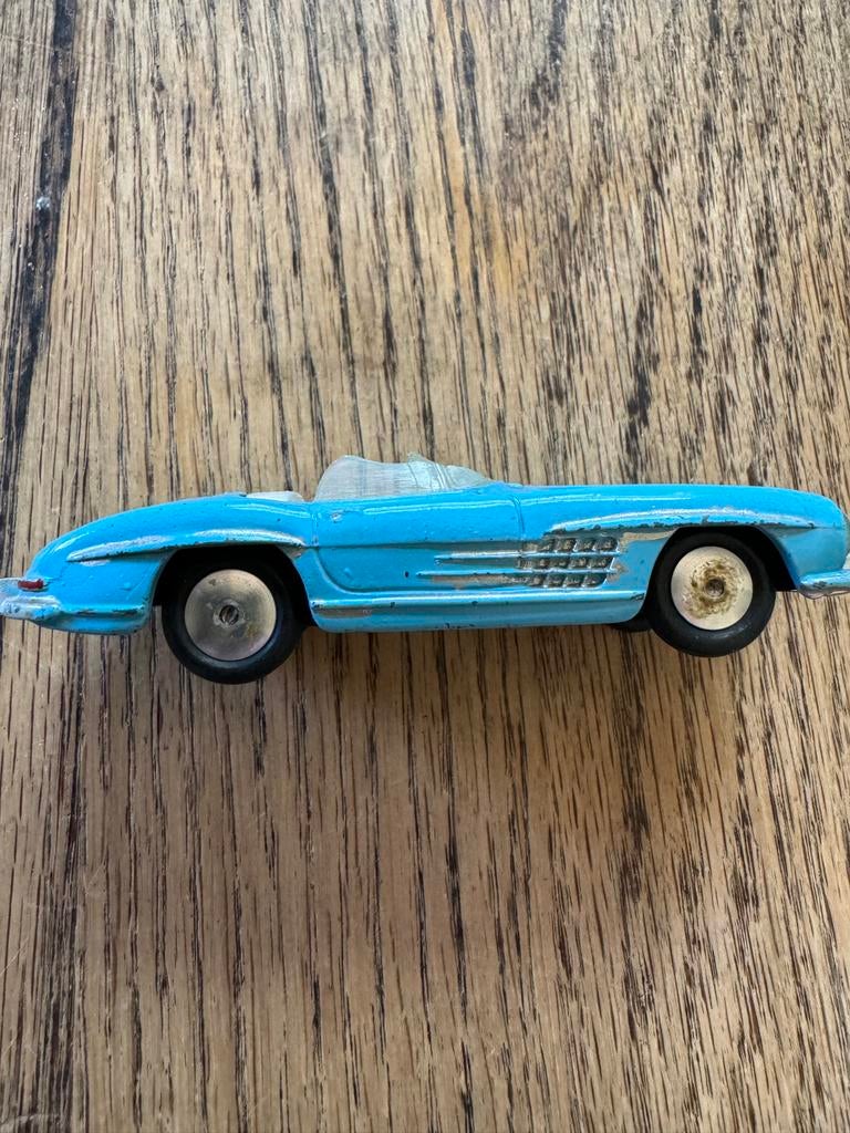 Corgi Toys Mercedes 300SL Roadster 1/43 - Blauw, Ophalen of Verzenden, Gebruikt, Auto, Corgi