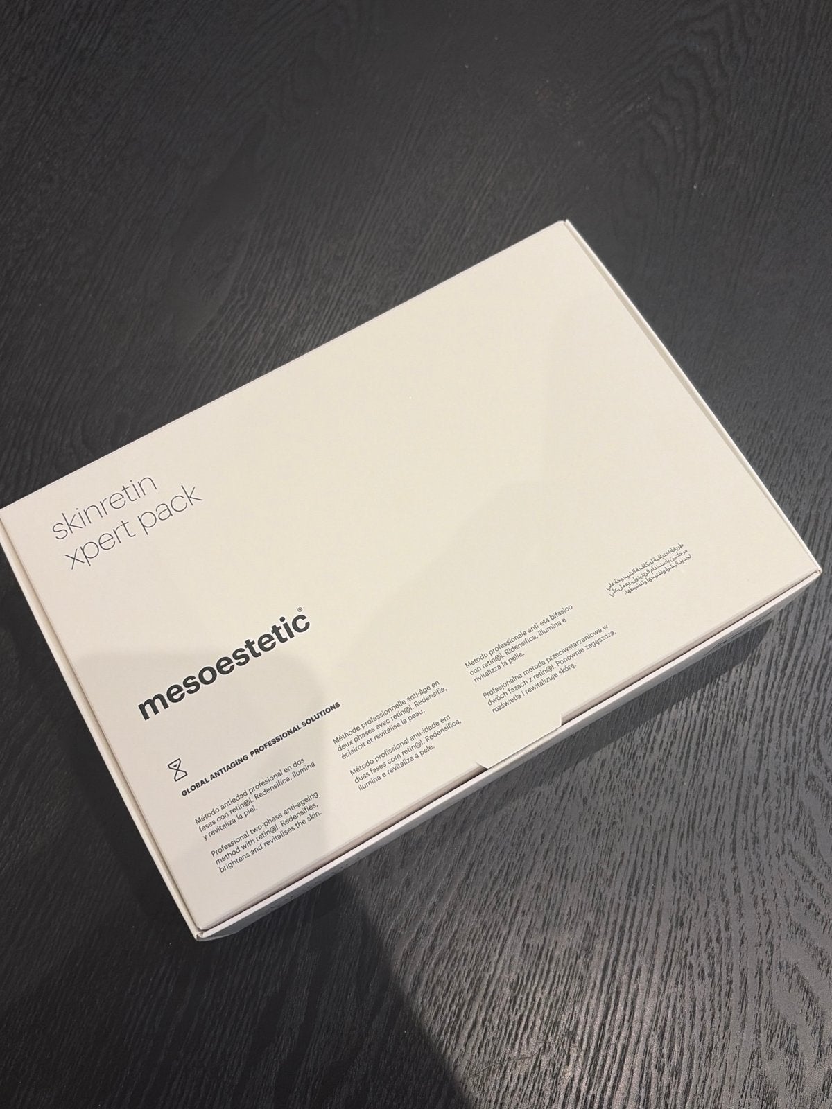 Mesoestetic Skinretin Xpert Pack - Anti-aging kit nieuw, Ophalen of Verzenden, Nieuw, Gehele gezicht, Verzorging