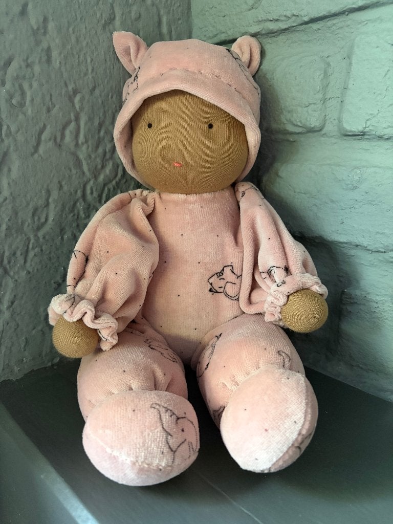 Zonnekind Knuffelpop 36BR / 30cm / Antroposofische pop, Verzenden, Nieuw, Overige typen