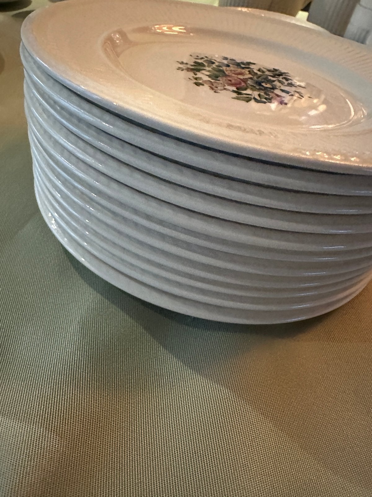 Veel wedgwood conway servies borden schalen koffie thee, Ophalen of Verzenden, Zo goed als nieuw, Porselein, Bord(en)