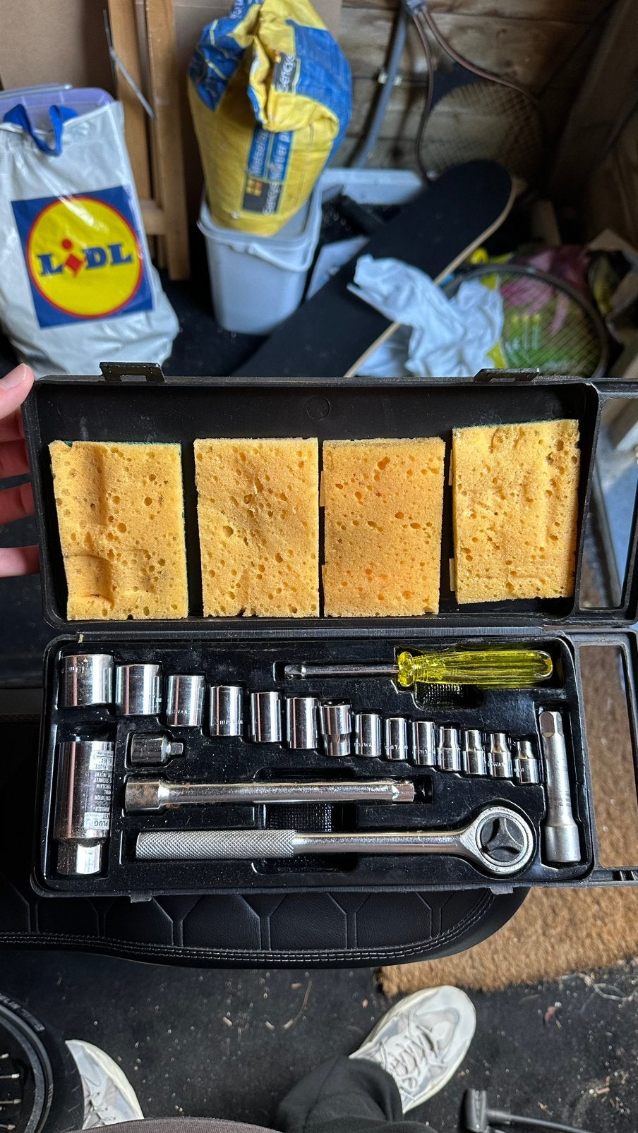Complete Doppenset / Ratelset in stevige koffer, Ophalen, Nieuw