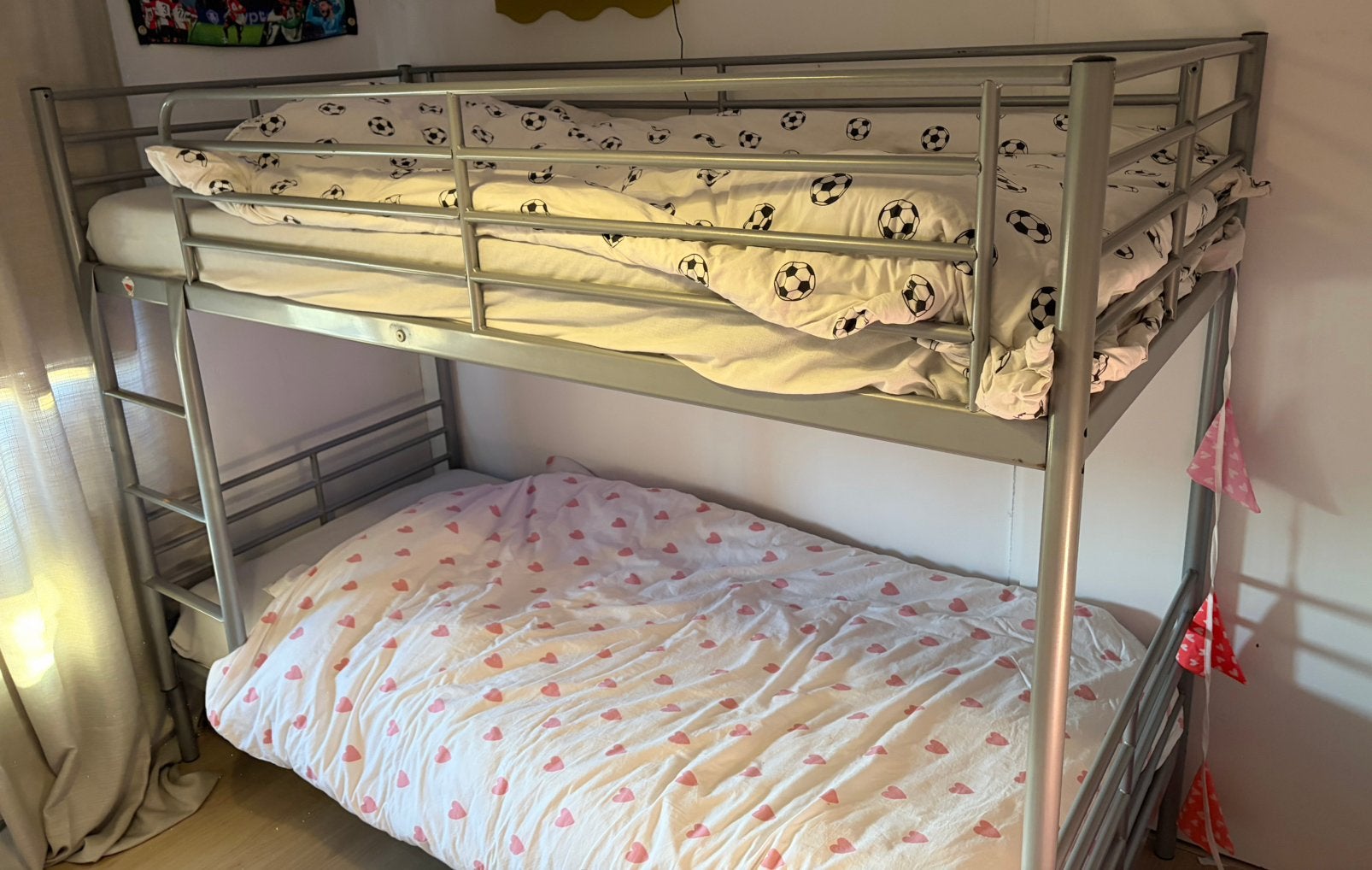 Stapelbed, Ophalen, 90 cm, 160 tot 180 cm, Tweepersoons