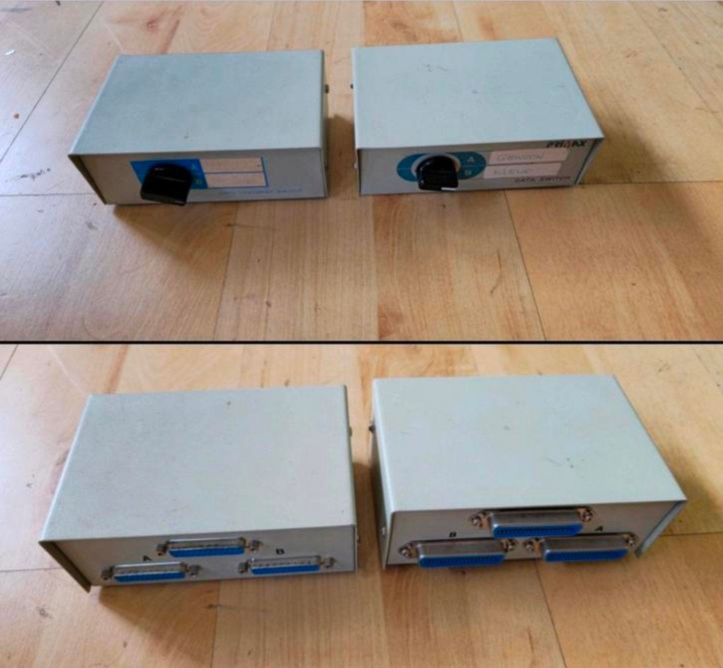 Twee Primax data switches met DB25 connectoren., Ophalen of Verzenden, Refurbished
