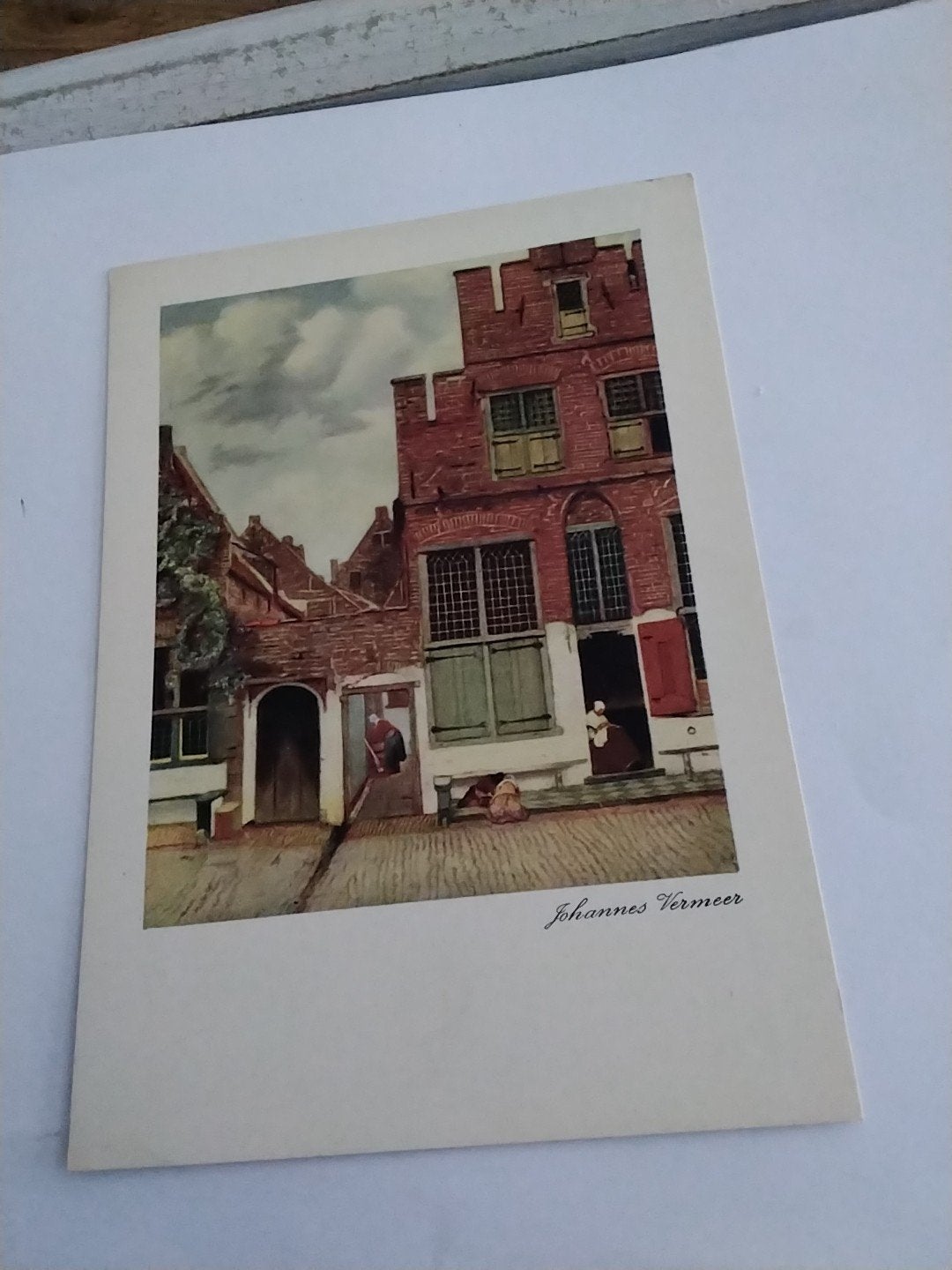 Ansichtkaart Johannes Vermeer - Het Straatje (Rijksmuseum), Ophalen of Verzenden