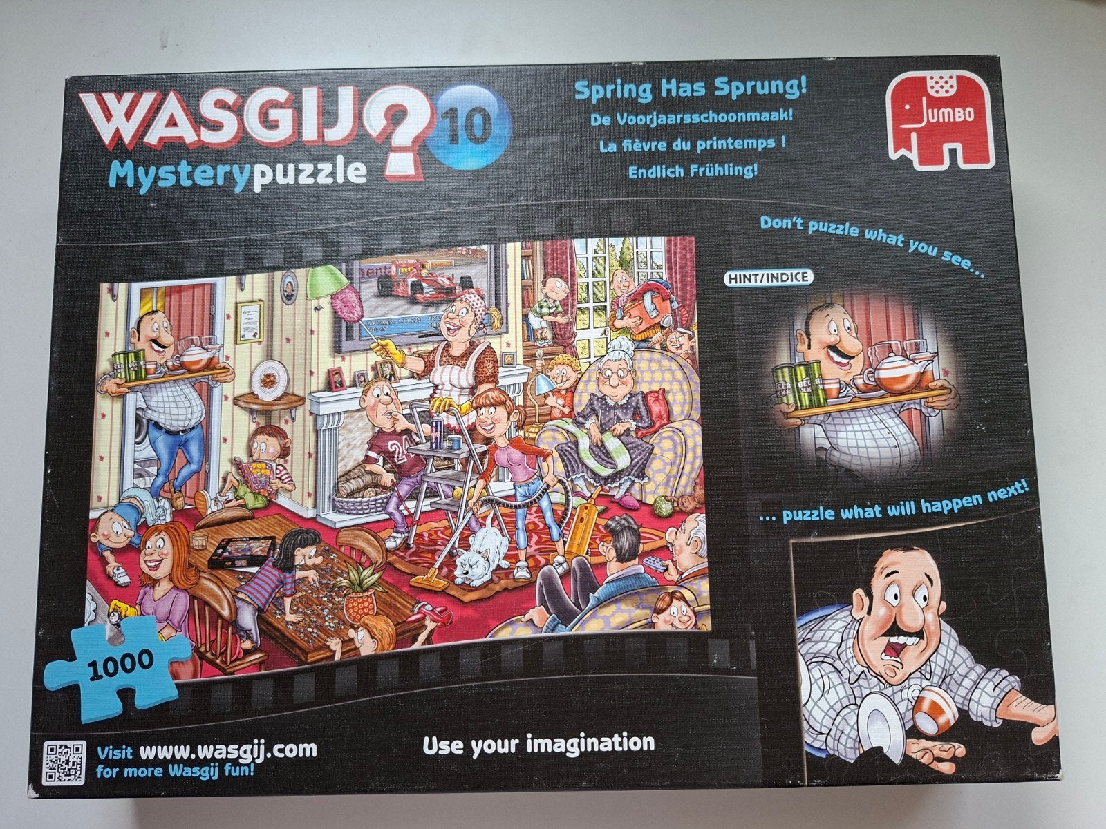 Wasgij Mystery Puzzel 10 - Spring Has Sprung! 1000 stukjes, Ophalen of Verzenden, 500 t/m 1500 stukjes, Zo goed als nieuw, Legpuzzel