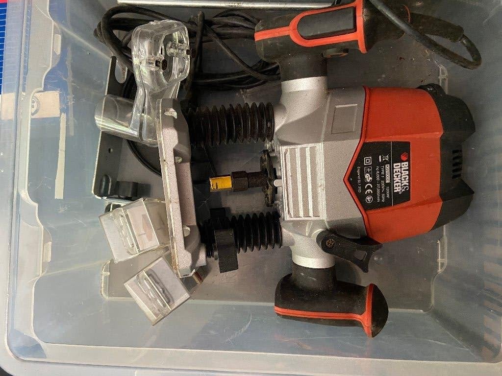 Black Decker bovenfrees, Ophalen of Verzenden, Bovenfrees, Elektrisch, Black & Decker