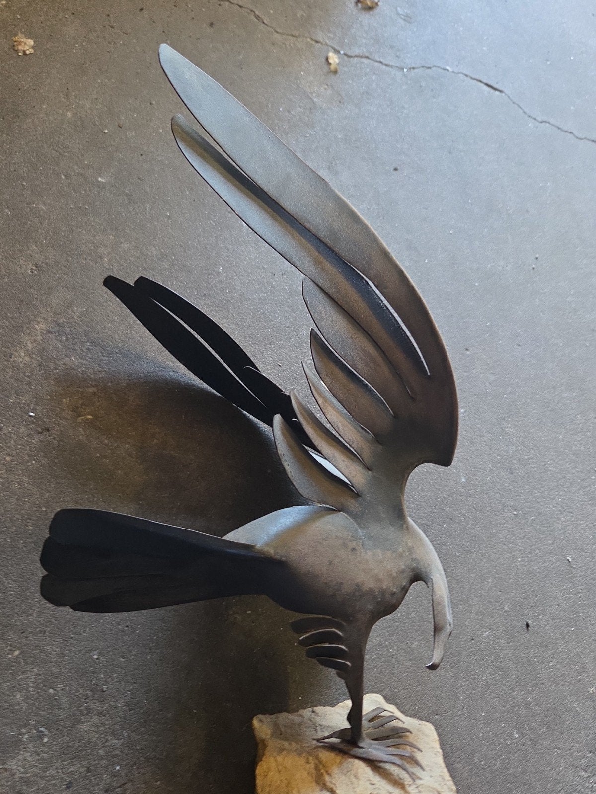 sculptuur roofvogel toegeschreven aan Jean-Pierre Hooft, Ophalen of Verzenden