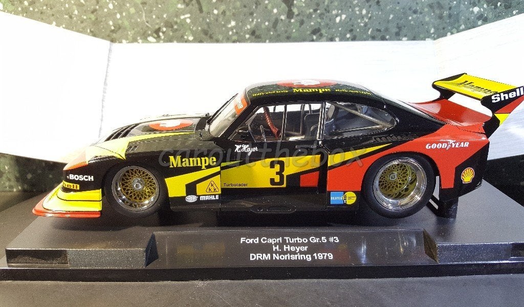 Ford Capri Turbo GR5 #3 zwart 1/18 MCG MCG048, Hobby en Vrije tijd, Modelauto's | 1:18, Verzenden, Nieuw, Auto, Overige merken