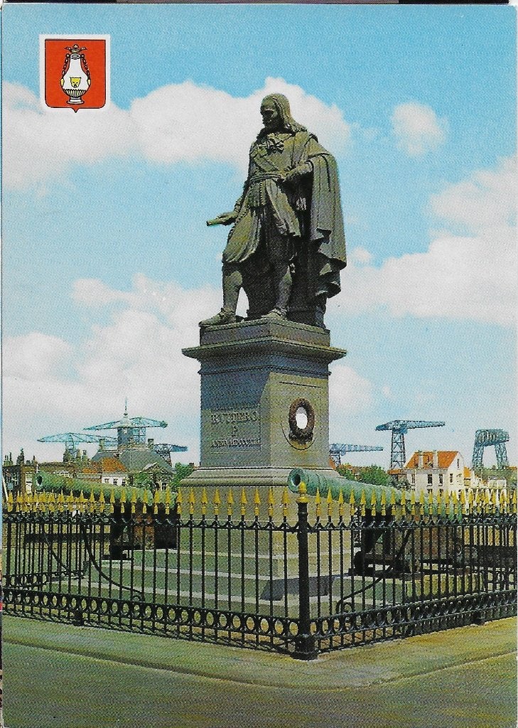 Vlissingen Michiel de Ruijter ongelopen ansichtkaart ( 513, Ophalen of Verzenden, 1980 tot heden, Ongelopen, Zeeland