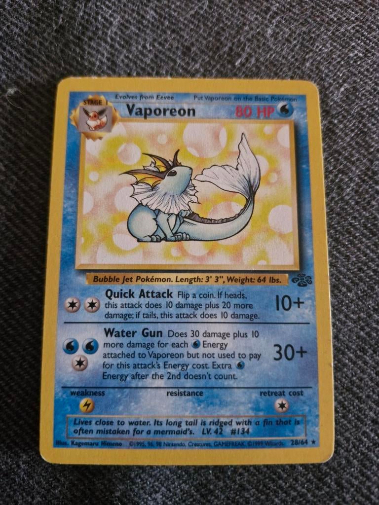 Vaporeon, Ophalen of Verzenden, Zo goed als nieuw