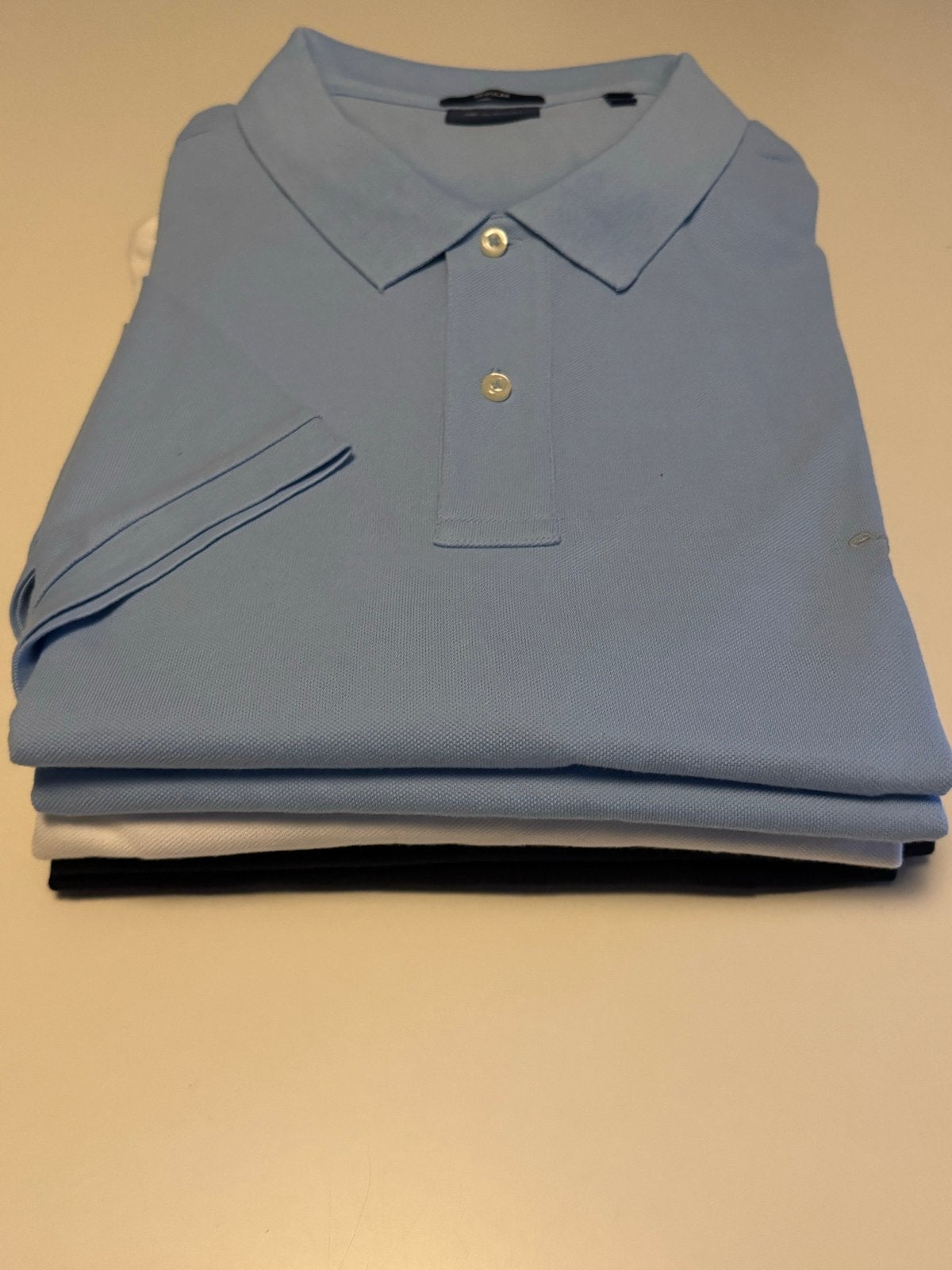 Gant Polo's Maat 5XL - Nieuw (2x Navy, 1x Wit, 2x Lichtblauw, Ophalen, Nieuw, Overige maten, Meerkleurig
