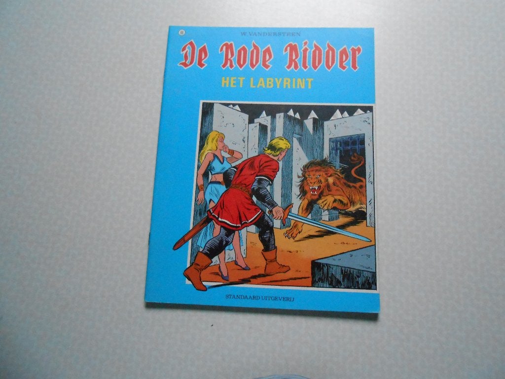 Rode ridder 68 Het labyrint 1975 1 ste druk., Willy Vandersteen, Eén stripboek, Nieuw, Ophalen of Verzenden