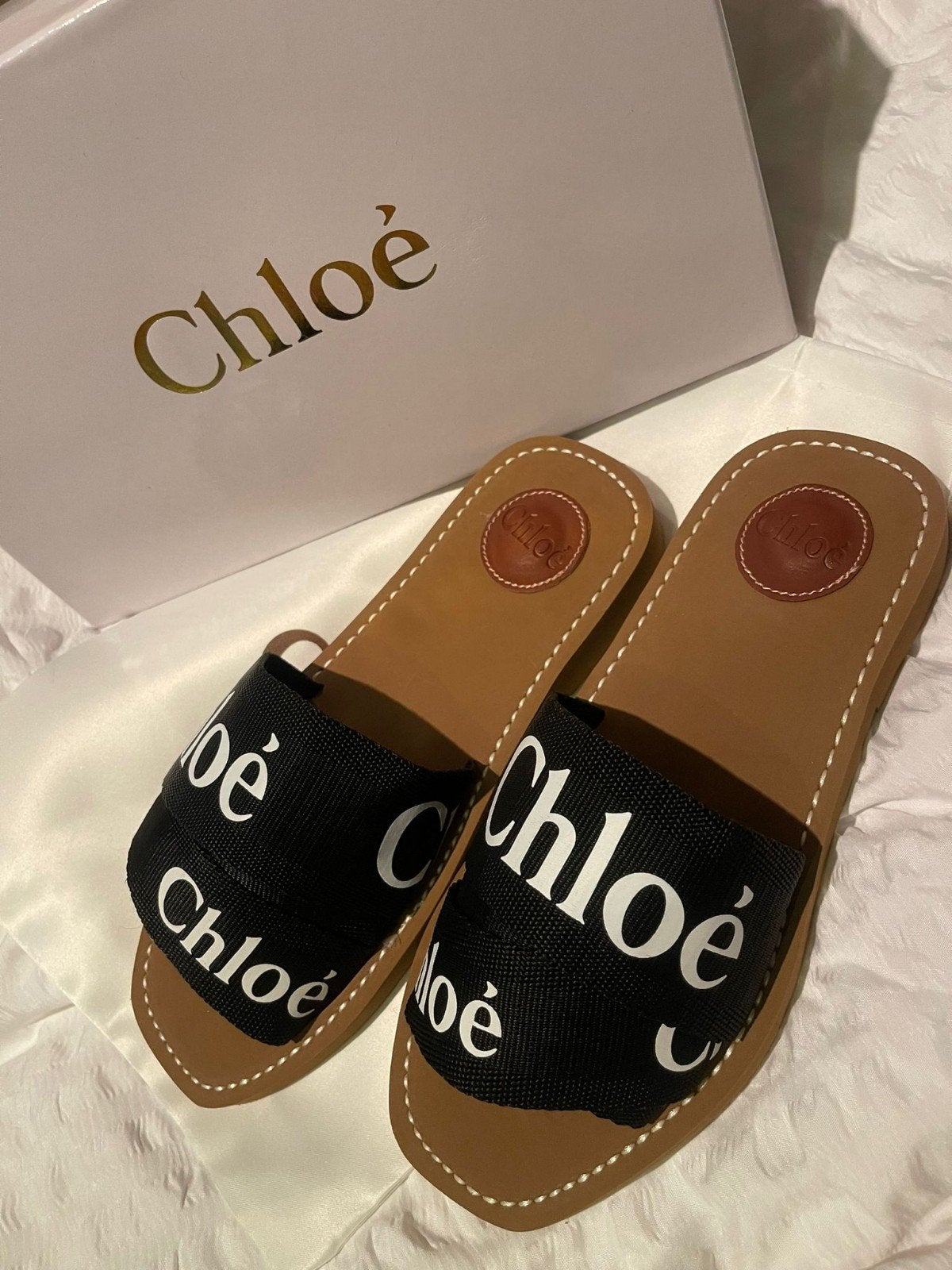 NIEUW!! Chloé Woody Slippers Black (hermes,gucci,dior), Kleding | Dames, Schoenen, Slippers, Zwart, Chloé, Nieuw