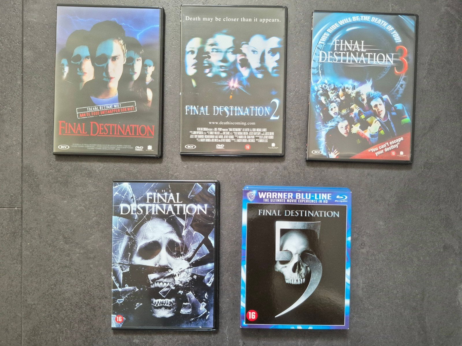 Final Destination Complete Collectie (DVD & Blu-ray), Cd's en Dvd's, Horror, Vanaf 16 jaar, Nederlands, Ophalen of Verzenden