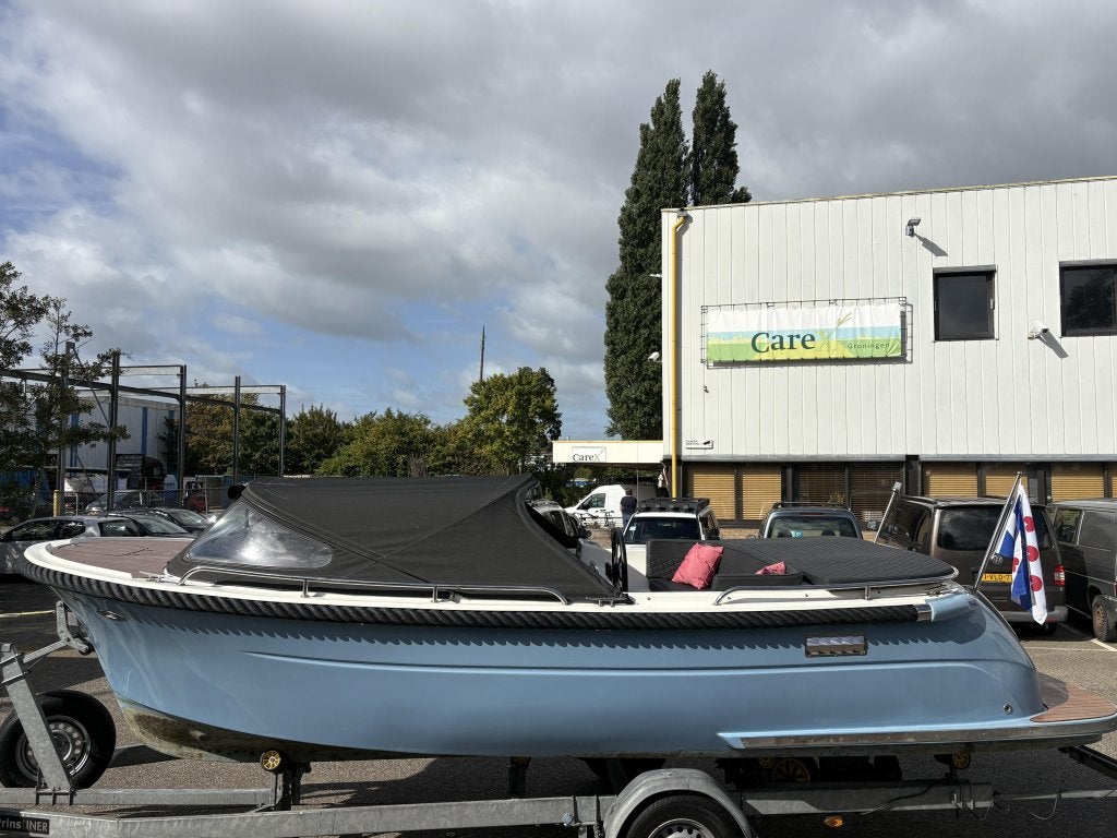 Primeur 610 tender + Suzuki 60pk + Bunkussen + Zonnedek