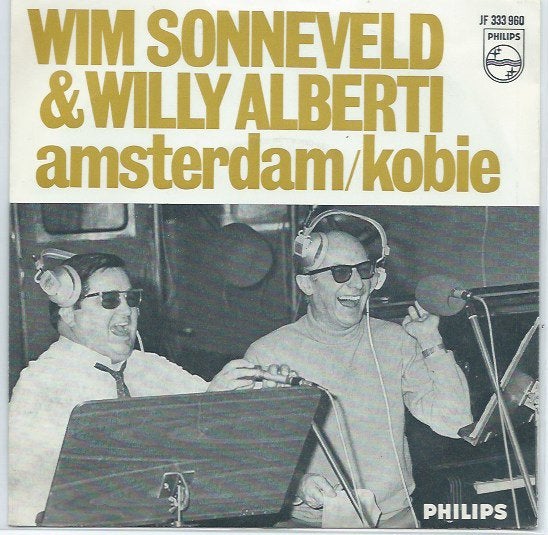 Wim Sonneveld & Willy Alberti- Amsterdam, Gebruikt, 7 inch, Ophalen of Verzenden, Levenslied of Smartlap