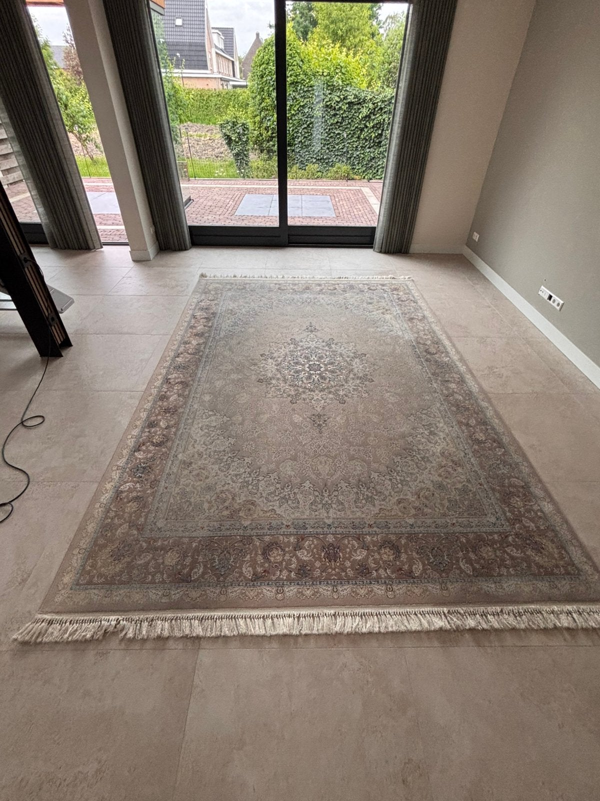 Perzisch tapijt beige 2.50 x 3.50, Huis en Inrichting, Ophalen, Gebruikt, Beige, 200 cm of meer
