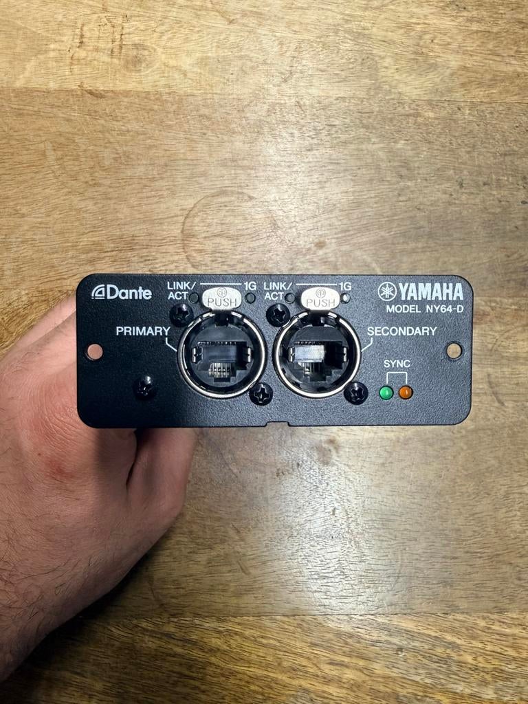 Yamaha NY64-D dante card, Zo goed als nieuw, Yamaha, 20 kanalen of meer, Yamaha