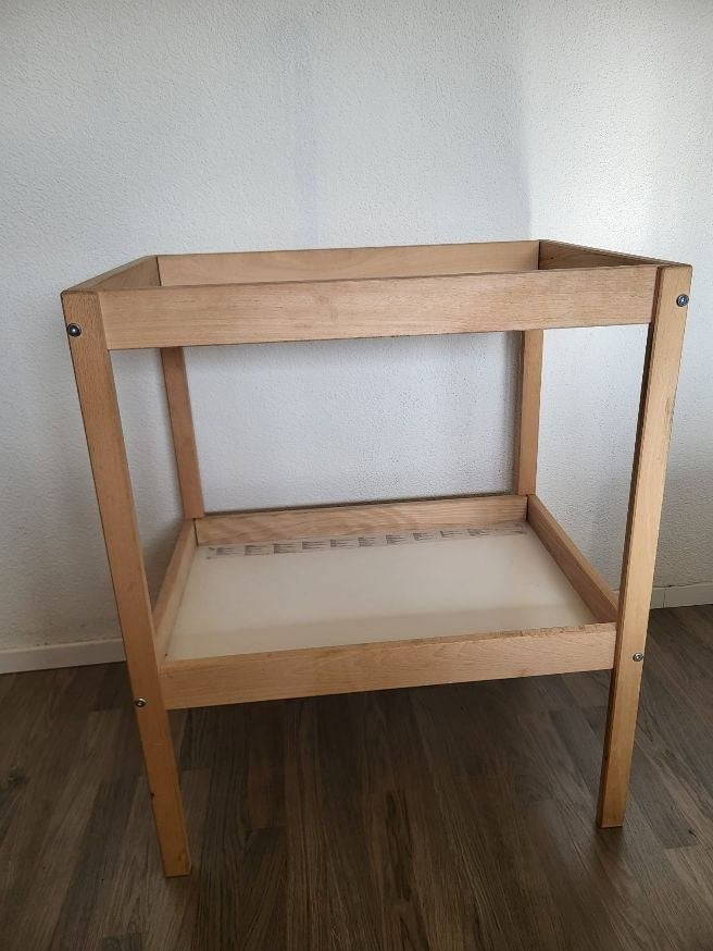TE KOOP: IKEA SNIGLAR COMMODE - BEUKEN/WIT, Kinderen en Baby's, Kinderkamer | Commodes en Kasten, Zo goed als nieuw, Commode, Minder dan 90 cm