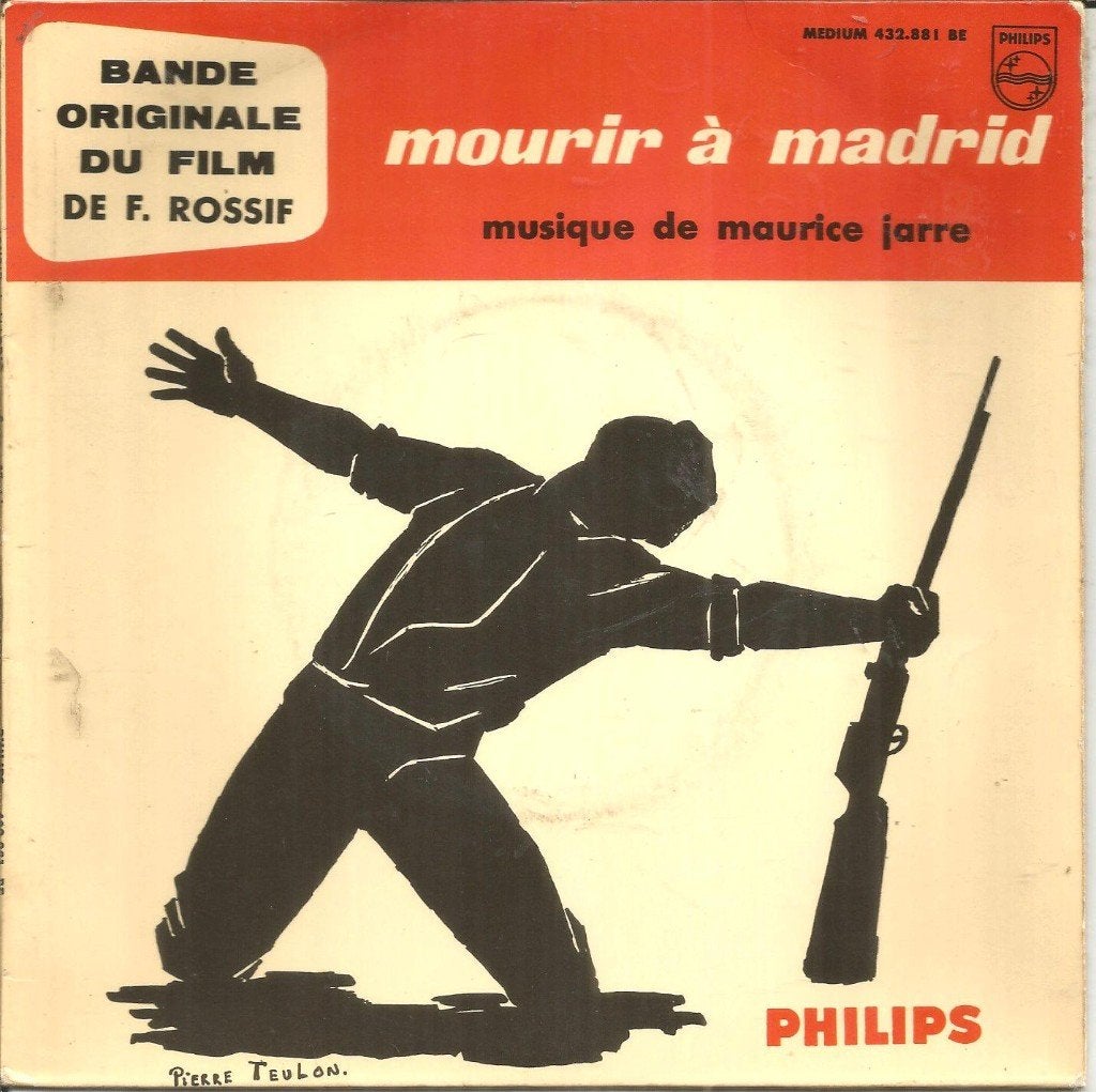 Maurice Jarre – Mourir À Madrid (1963), Cd's en Dvd's, Film en Theater, 7 inch, Ophalen of Verzenden, EP