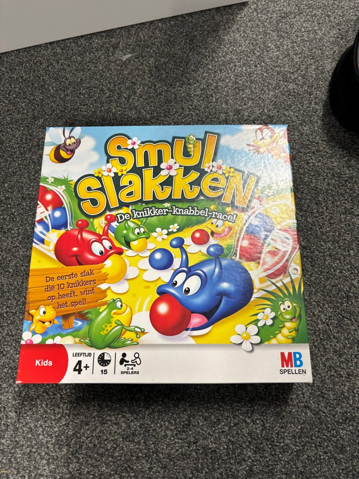 Smul Slakken: De knikker-knabbel-race! Bordspel, Drie of vier spelers, Ophalen of Verzenden, Gebruikt