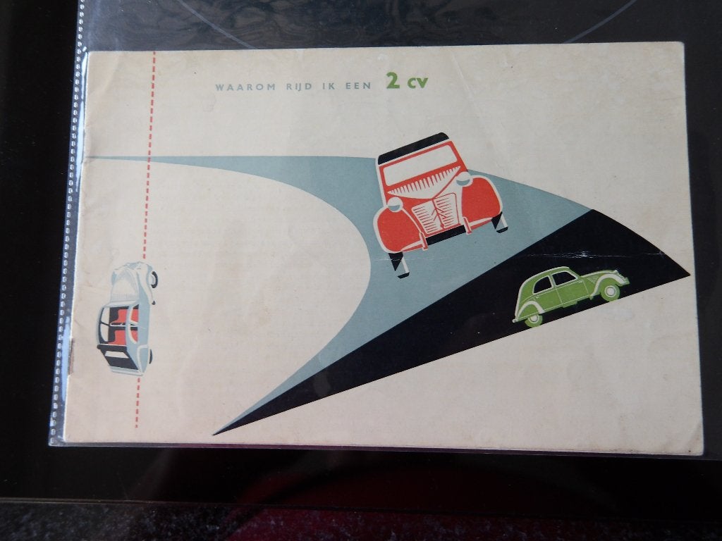 Vintage Citroën 2CV Brochure - 'Waarom rijd ik een 2CV', Onbekend, Ophalen of Verzenden, Zo goed als nieuw, Citroën