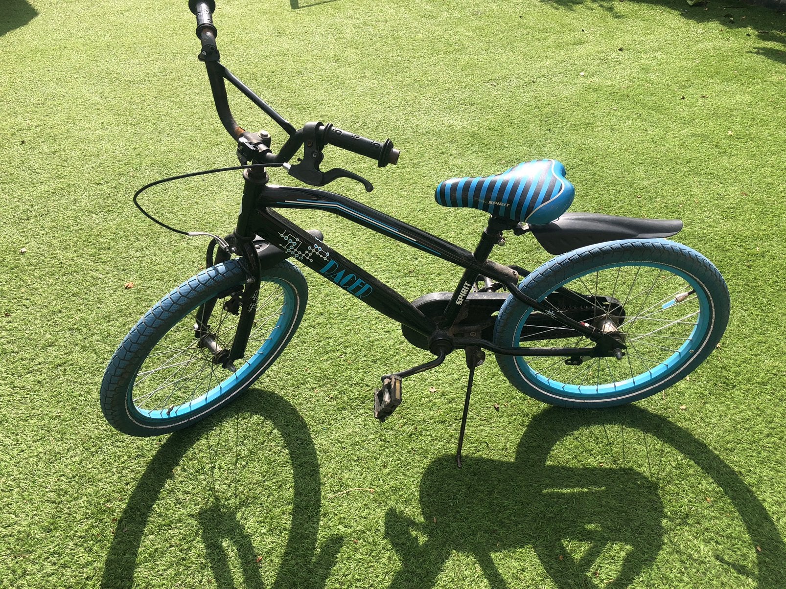 Spirit racer bmx fiets 20 inch, Ophalen, Terugtraprem, Gebruikt, Staal
