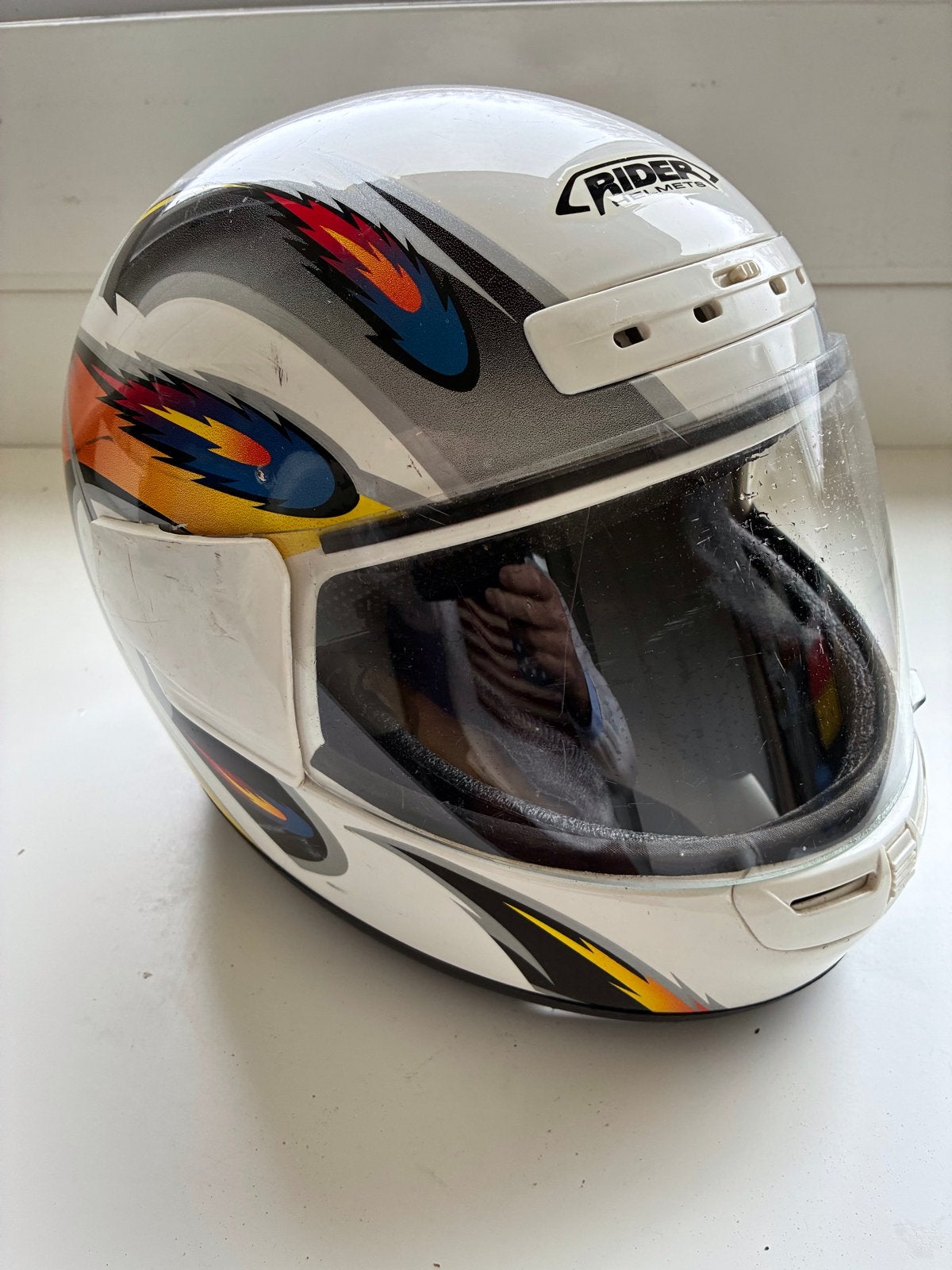 Rider Helmets Integraalhelm - Maat 58, Motoren, Overige merken, M, Heren, Ophalen of Verzenden