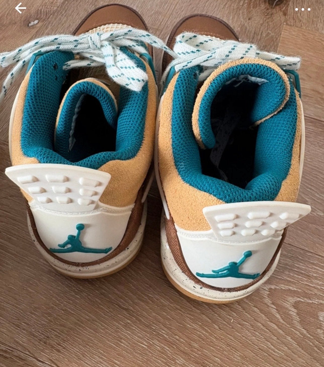 Air Jordan 4 Retro (GS) Cacao Wow/Geode Teal, Ophalen of Verzenden, Nieuw, Bruin, Sneakers of Gympen