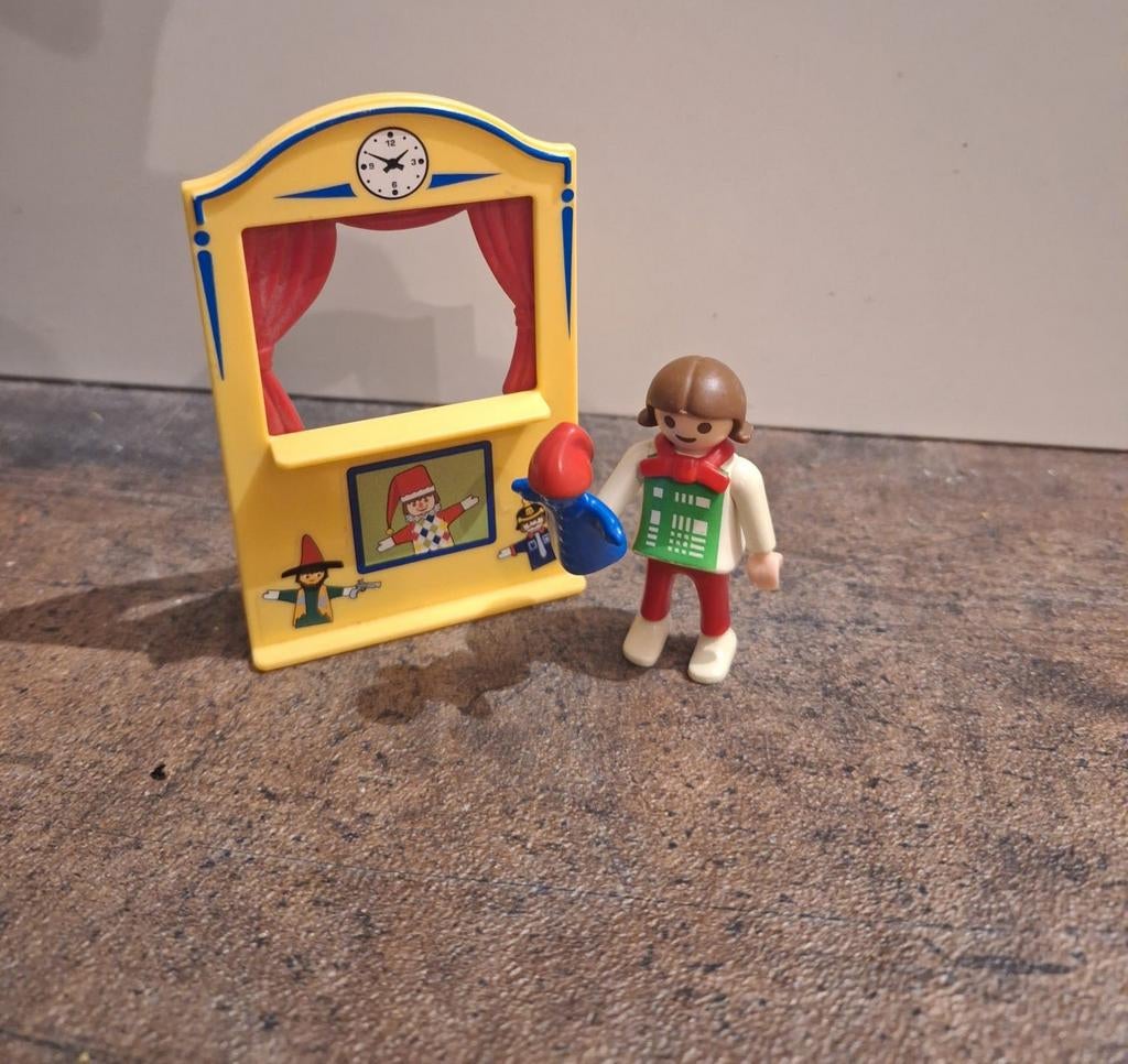 Playmobil 4664 Poppenkast met 3 verschillende poppetjes, Ophalen of Verzenden, Zo goed als nieuw, Los playmobil