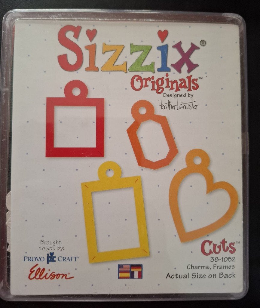 Sizzix snijmal Charms, frames, Ophalen of Verzenden, Zo goed als nieuw, Frame of Mal, Sizzix