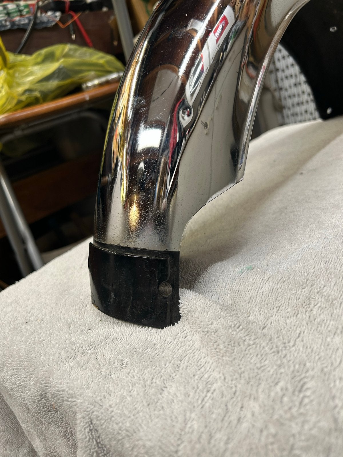 Chromen Spatbord met Achterlicht - Honda CB/CL 350/360/450/5, Ophalen of Verzenden, Gebruikt