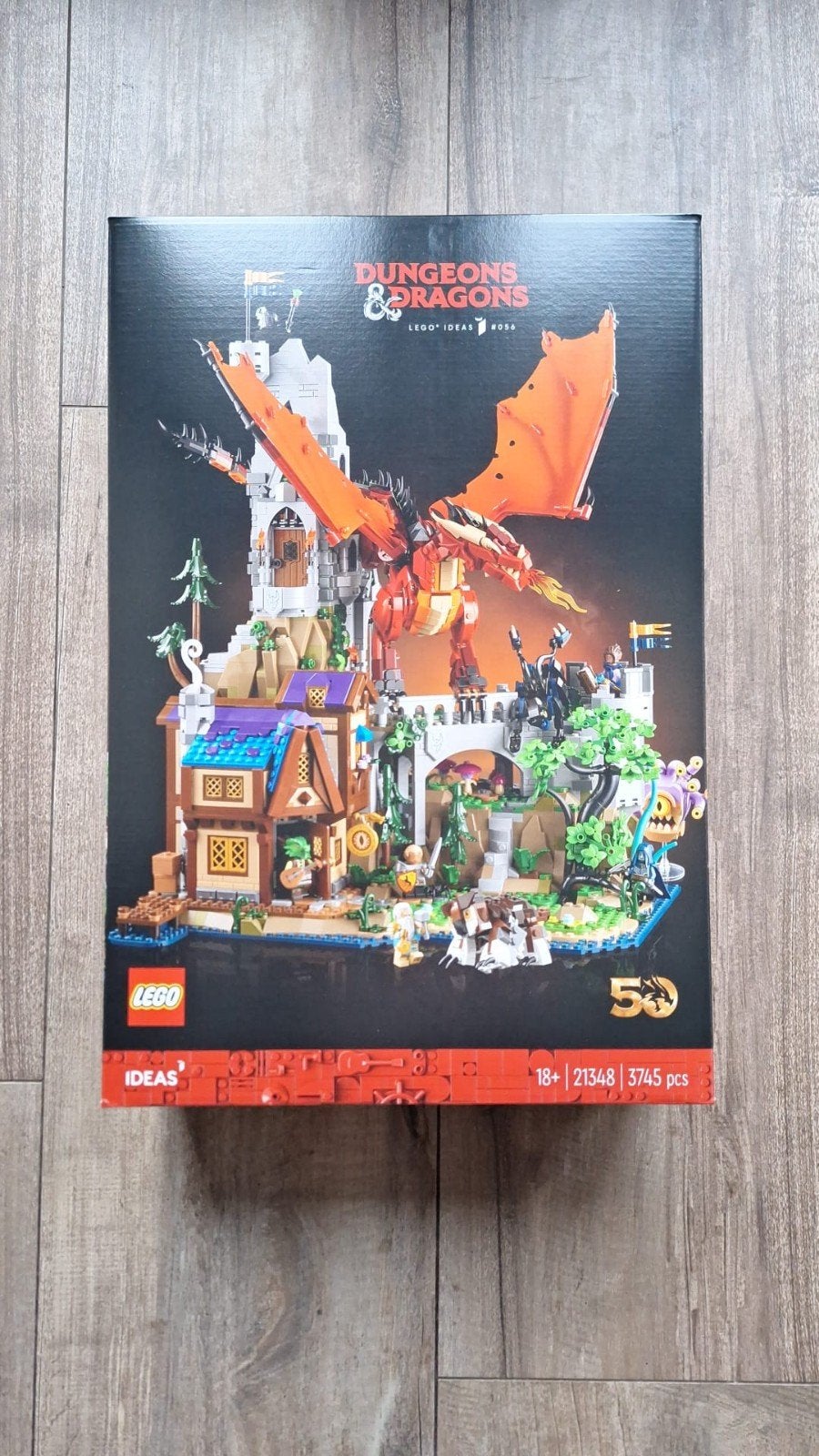LEGO Ideas Dungeons & Dragons: Drakenrots Avontuur (21348), Inclusief minifiguren, Lego, Nieuw, Ophalen of Verzenden