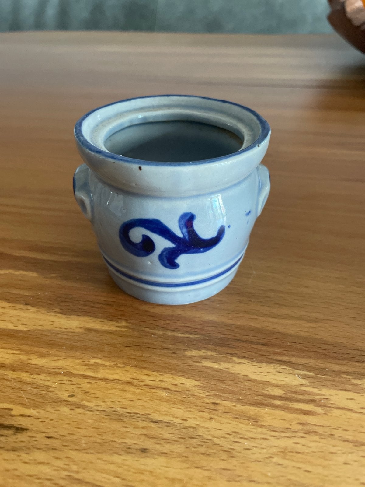 Vintage Tompoes Meerle Holland aardewerk potje, Ophalen
