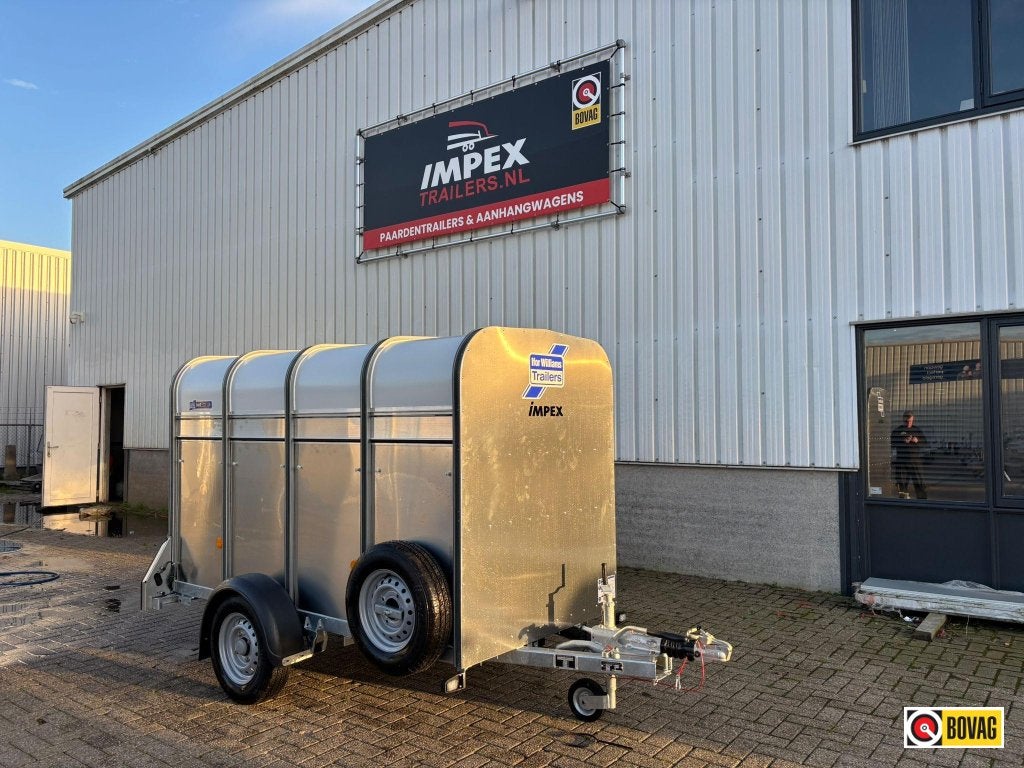 Bij Impex IFOR Williams Trailer Veetrailer enkelas 1400 kg, Auto diversen, Aanhangers en Bagagewagens, Nieuw