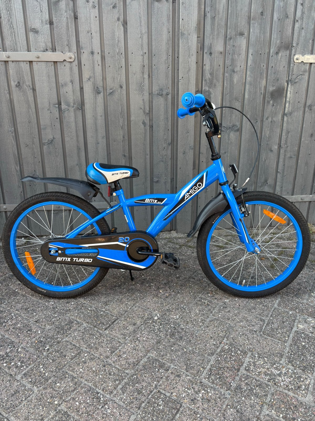 Amigo BMX 20 inch, stoere jongens fiets / jongensfiets, Ophalen, Terugtraprem, Gebruikt, Handrem