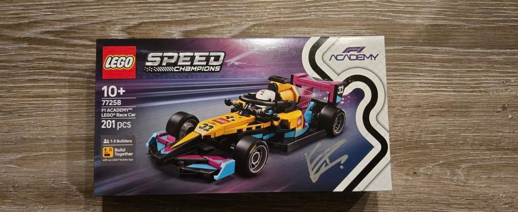 LEGO Speed Champions F1 ACADEMY 77258 - Gesigneerd, Ophalen of Verzenden, Nieuw, Complete set, Lego