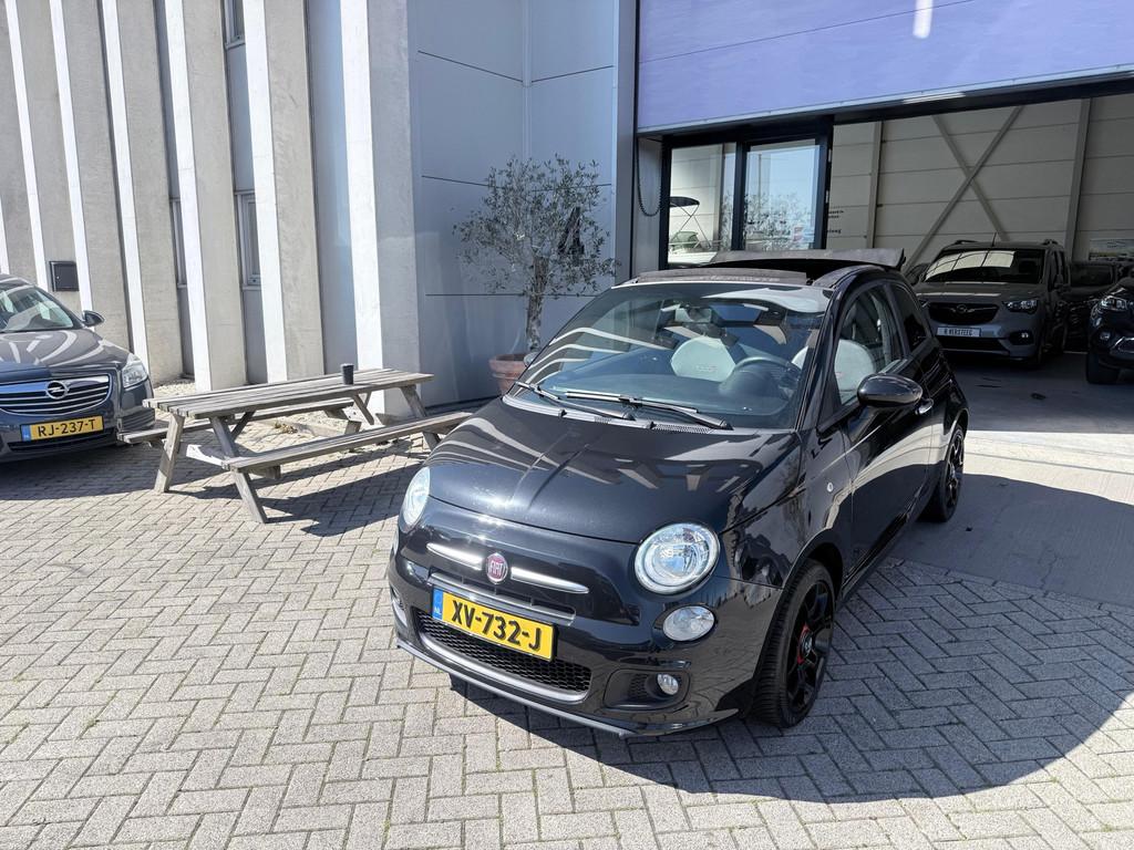 Fiat 500 1.2 Sport CABRIO! ZEER NETTE AUTO! INRUIL MOGELIJK!, Auto's, Fiat, Voorwielaandrijving, Gebruikt, 4 cilinders, Cabriolet
