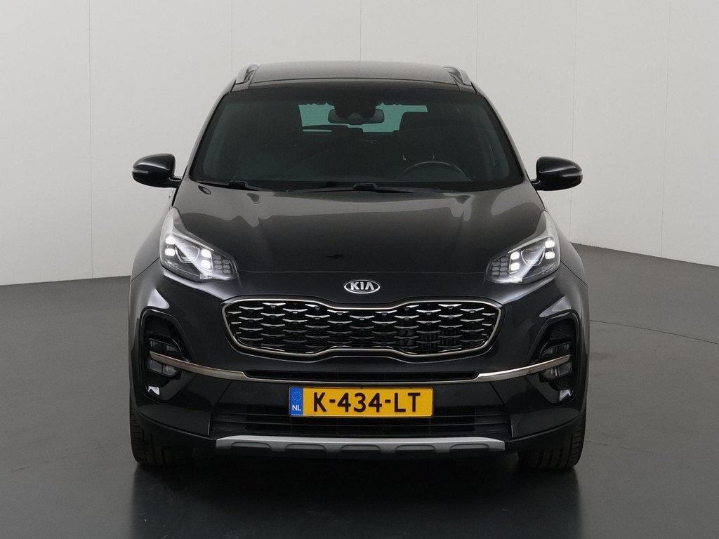Kia Sportage 1.6 T-GDI GT-Line | Panoramadak | Navigatie | P, Auto's, Lane Keeping Assist, Gebruikt, 4 cilinders, Zwart