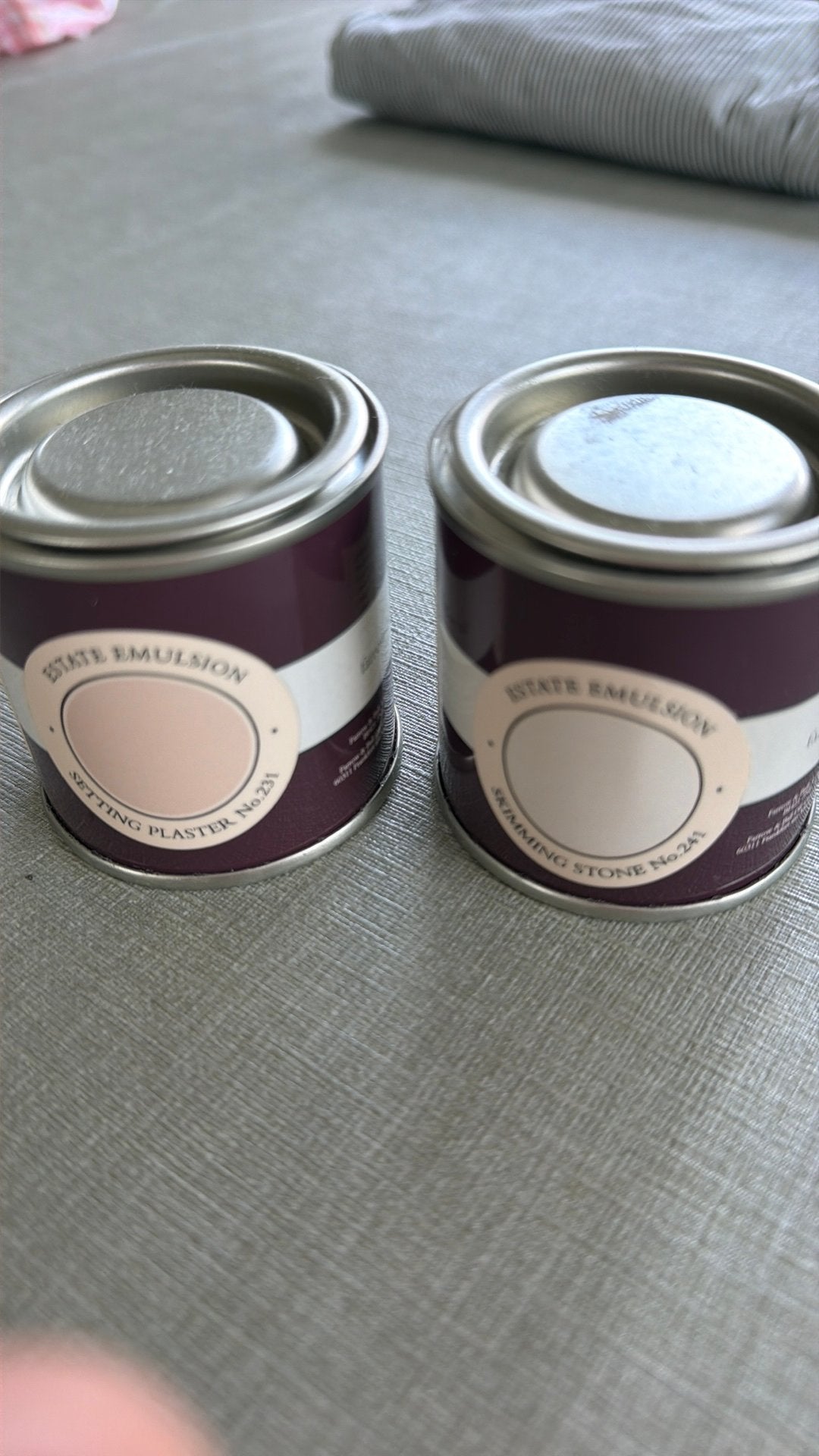 Farrow & Ball proefpotje skimming stone 241, Ophalen of Verzenden, Zo goed als nieuw, Verf