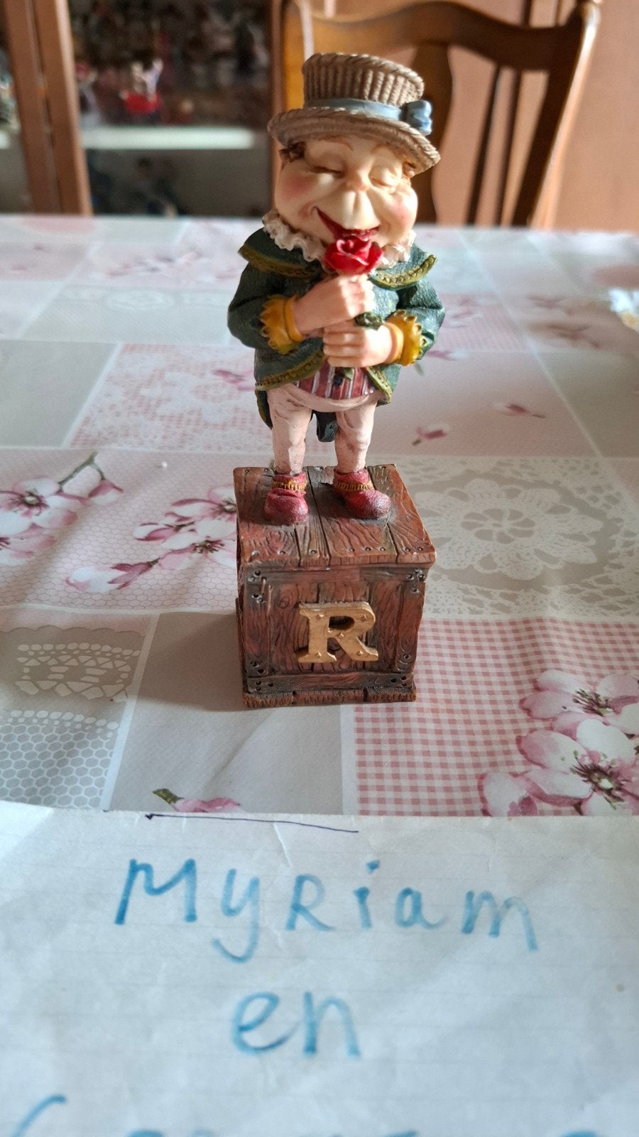 Efteling Laaf Letter R beeld, Verzamelen, Ophalen of Verzenden, Zo goed als nieuw, Beeldje of Poppetje
