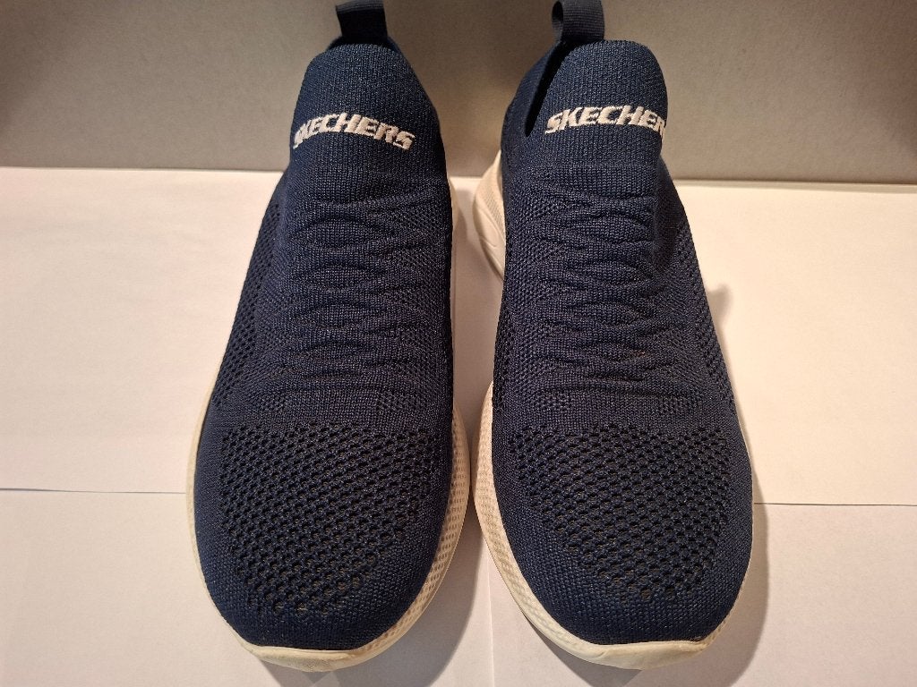 Skechers instappers sneakers maat 40 - Zo goed als nieuw, Skechers, Blauw, Instappers, Ophalen of Verzenden